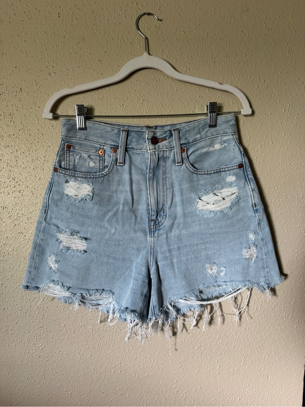 CURVY Madewell Momjean Short (Flintwood Wash)